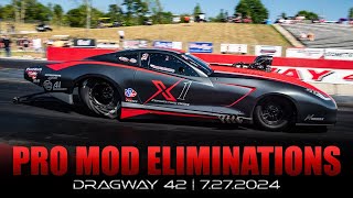 Dragway 42 Summer Bash  Promod Eliminations [upl. by Adnarom]