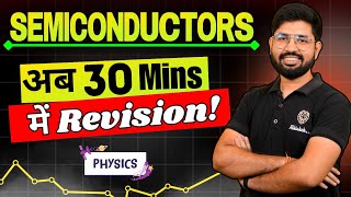 Semiconductor Oneshot in 30 minutes  Chapter 14 Class 12 Physics Oneshot Revision  CBSE Class 12 [upl. by Akimak]