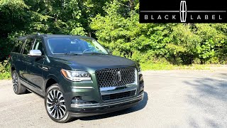 2024 Lincoln Navigator L Black Label POV Start Up Test Drive Walkaround and Review [upl. by Ekrub]