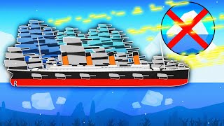 What if the TITANIC was Covered in Guns  Ships at War Battle Simulator [upl. by Paulita]