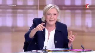 MARINE LE PEN MALAISE quot ILS SONT LÀ DANS LES CAMPAGNES LES VILLES quot Débat 2017 [upl. by Winola]