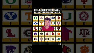 College Football Playoff Rankings Instant Reaction atlassports cfb collegefootball [upl. by Trojan]