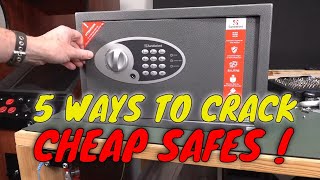 EEVblog 1494  FIVE Ways to Open a CHEAP SAFE [upl. by Pinzler571]