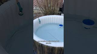 Inflatable Hot Tub Install [upl. by Anaz]