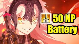 FGO Jalters 50 NP Battery Buff Ephemeral Dream demonstration [upl. by Niessuh]