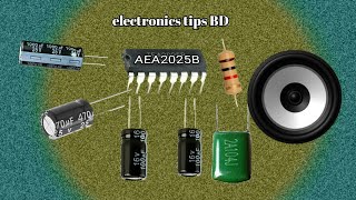 tea2025b amplifier circuit diagram [upl. by Meehsar]