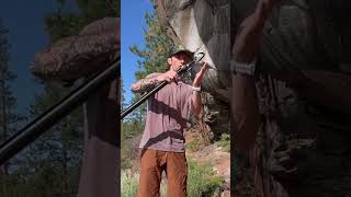 Metolius Superclip Part 1 of 3 Clipping a quickdraw onto the bolt hanger [upl. by Cartwell315]