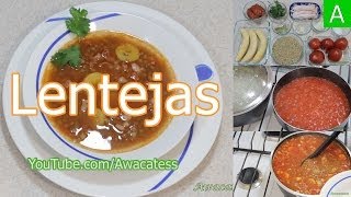 Como Hacer Sopa de Lentejas Mexicanas con Chorizo y Tocino Recetas Faciles y economicas [upl. by Cleveland]