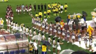 早慶サッカー2009 選手入場  Waseda University VS Keio University [upl. by Aruon934]