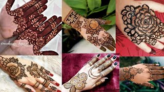 Most beautiful rose mehndi designGulab wali mehandi ki designRoj mehandi Mehndi design Mehndi [upl. by Annadroj337]