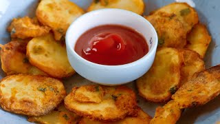 Indian Air Fryer Recipe Crispy Bhajia Recipe  Potato Pakora Recipe [upl. by Antonius109]