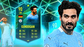 90 Moments Ilkay Gundogan REVIEW  FIFA 22 Ultimate Team [upl. by Asel491]