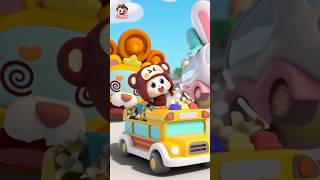 Wheels on the Bus  Learn Animals youtubeshorts shorts [upl. by Bohs151]