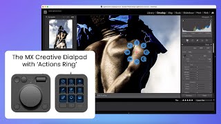 How to finetune in Lightroom Classic with Actions Ring in Logi Options App and MX Creative Dialpad [upl. by Atteuqnas]