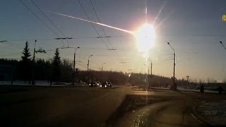 Videos capture exploding meteor in sky [upl. by Nealson971]