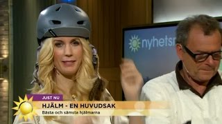 Så här väljer du rätt cykelhjälm  Nyhetsmorgon TV4 [upl. by Aicak]