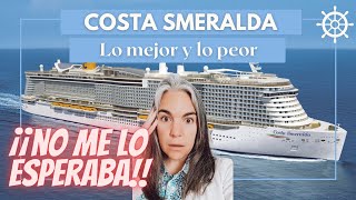 Costa Smeralda 🛳 Lo mejor y lo peor de este crucero✅👎 [upl. by Dlareg]