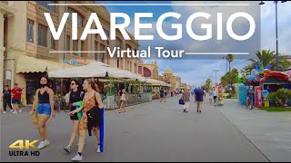 Viareggio Italy  Walking Tour The Miami Beach in Italy 4K 60fps [upl. by Quinn]