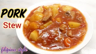 Pork Stew Filipino Style  Lutong Pinoy [upl. by Nelsen]