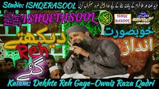 DEKHTE REH GAYEOWAIS RAZA QADRI11 NOV 2017BADAMI BAGHLHR [upl. by Tumer919]