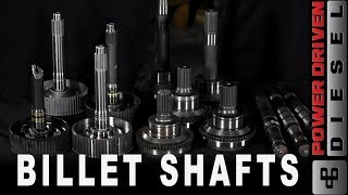 Billet Transmission Shafts  Power Driven Diesel [upl. by Ybhsa]