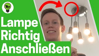 Lampe Anschließen ✅ TOP ANLEITUNG Wie Deckenleuchte Montieren amp Deckenlampe Anbringen  Aufhängen [upl. by Iggem857]