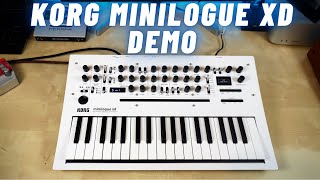 Korg Minilogue XD Demo  No Talking [upl. by Forsyth]