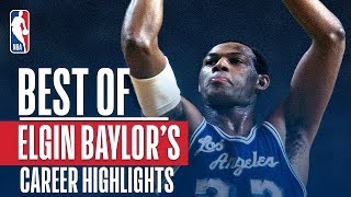 Elgin Baylors BEST Career Highlights [upl. by Linoel794]