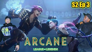 Jynx Vs Vi 🔥 Arcane Reaction Season 2 Episode 3 [upl. by Ardek]