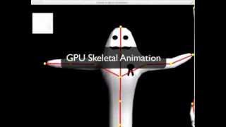 OpenGL GPU Skeletal Animation of Collada mesh [upl. by Schnabel]