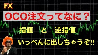 【FX初心者向け】OCO注文とは？指値と逆指値いっぺんに！注文方法シリーズ④ [upl. by Cargian]