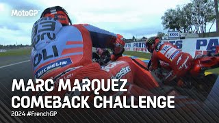 13th ⏩ 2nd from Marc Marquez onboard 🎥  2024 FrenchGP [upl. by Aicelaf]