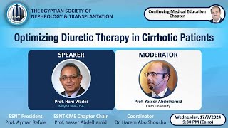 Optimizing Diuretic Therapy in Cirrhotic PatientsProf Hani Wadei [upl. by Surat]