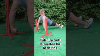 legcurlslegcurl hamstringsworkout exerciseslidershamstringexercises hamstringcurls fitness [upl. by Kosey]