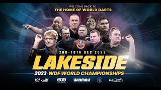 WDF World Darts Championship Live Session 11 [upl. by Adaval741]