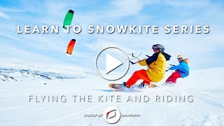 Learn To Snowkite  RIDING [upl. by Namrac530]