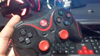 COMO CONECTAR O GAMEPAD X3 NO PC VIA BLUETHOOTH [upl. by Ashly]