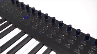 Alesis VI49 Advanced USBMIDI Keyboard Controller Overview [upl. by Arimihc]