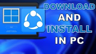 How to Download and Install Shareit in PC or Laptop in Windows 2023 [upl. by Daphie977]