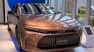 NEW 2024 Toyota Cown Sedan SUV FCEV Hybrid Exterior and Interior Walkaround [upl. by Kilk]