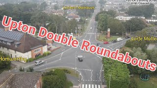 Poole Test Route Upton Double Rounabouts Drone [upl. by Micki]