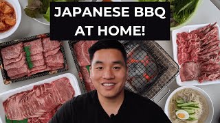 JAPANESE AND AUSTRALIAN WAGYU BEEF AT HOME SYDNEY COVID SAFE  Jap BBQ Yakiniku Mukbang amp Unboxing [upl. by Iew]