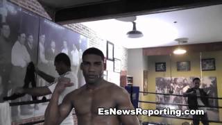 gamboa vs crawford yuriorkis got it all power speed heart boxing iq EsNews [upl. by Gnaw]