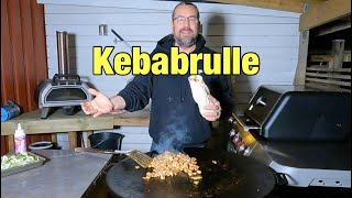 Kebabrulle på stekhäll [upl. by Rehotsirhc]