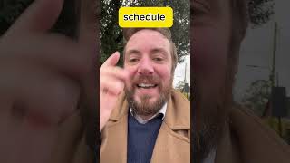 How to pronounce schedule in British English Modern RP accent britishenglish englishrightnow [upl. by Nytram]