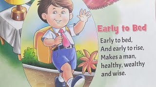 Early to bed early to rise  educational rhymes  nursery rhymes  kids songs  shorts shorts video [upl. by Cirdes]