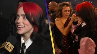 What Billie Eilish Says Miley Cyrus Told Her Between GRAMMY Wins Exclusive [upl. by Notnilk]