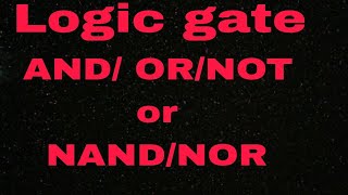 Logic Gates AND OR NOT amp NAND NOR class 12th physics important question Bihar boardCBSE board [upl. by Notneb]