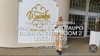 Wairakei Resort Taupo Tauhara Twin 2 Queen beds February 2024 TheJourneyOfCikJambu [upl. by Aryc]