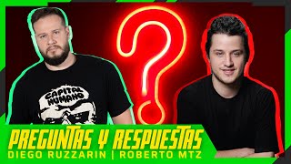 Roberto Mtz y Diego Ruzzarin Preguntas y Respuestas [upl. by Henriette]